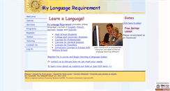 Desktop Screenshot of mylanguagerequirement.com